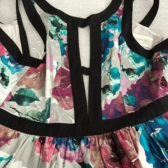 [L]Keepsake The Label  Cotton Floral Crewneck Mini Dress-EUC - Picture 8 of 8